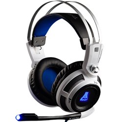 THE G-LAB GAMING HEADSET - COMPATIBLE PC, PS4 AND XBOX - ILLUMINATED- GREY (KORP200 - G)