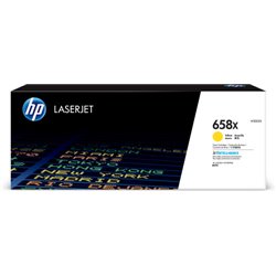 HP Cartucho de tóner Original LaserJet 658X amarillo de alta capacidad