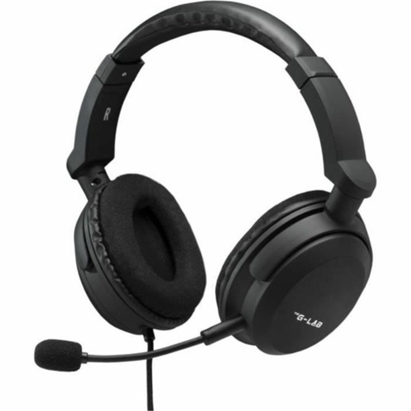 THE G-LAB GAMING HEADSET - COMPATIBLE PC, XBOXONE - BLACK (KORP CARBON)