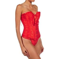 INTIMAX CORSET ATENEA ROJO