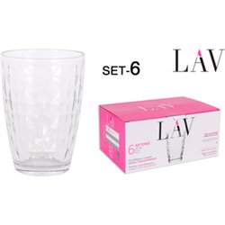 SET 6 VASOS 415CC NEW ARTEMIS