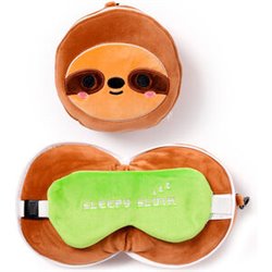 ALMOHADA VIAJE ANTIFAZ OSO PEREZOSO ADORAMALS RELAXEAZZZ