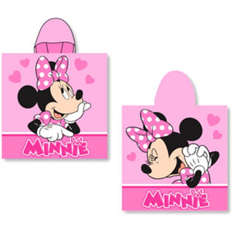 PONCHO TOALLA MINNIE DISNEY ALGODON