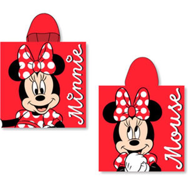 PONCHO TOALLA MINNIE DISNEY ALGODON