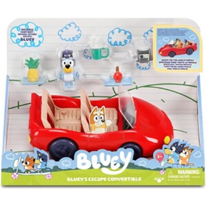 COCHE DESCAPOTABLE BLUEY