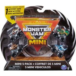 PACK 5 MINI VEHICULOS MONSTER JAM