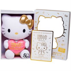 PELUCHE 50TH ANNIVERSARIO HELLO KITTY 30CM