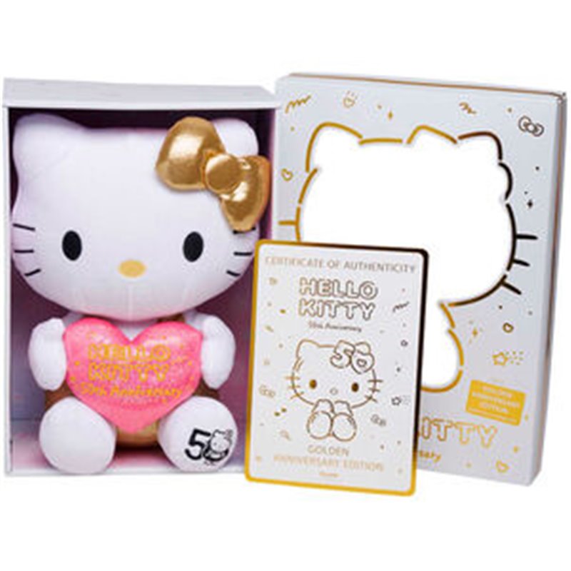 PELUCHE 50TH ANNIVERSARIO HELLO KITTY 30CM