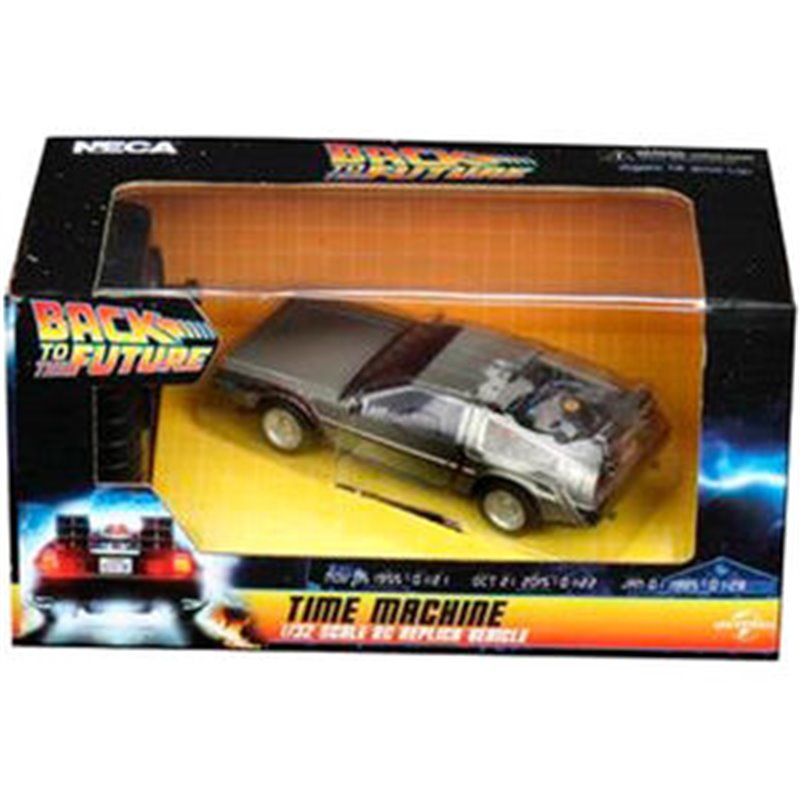 COCHE RADIOCONTROL TIME MACHINE REGRESO AL FUTURO 13CM