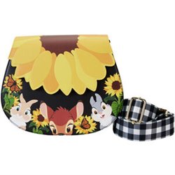 BOLSO BANDOLERA SUNFLOWER FRIENDS BAMBI DISNEY LOUNGEFLY