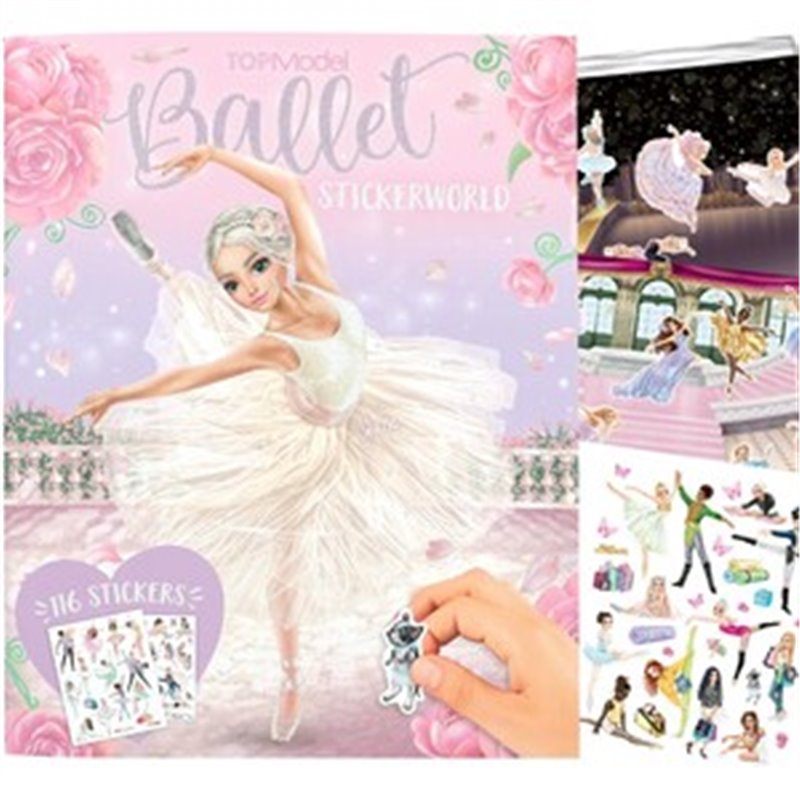 STICKERWORLD BALLET TOPMODEL