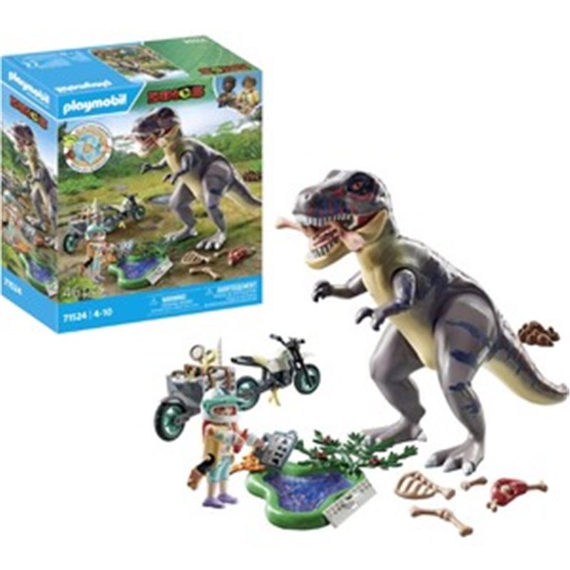 T-REX Y RASTREADOR PLAYMOBIL