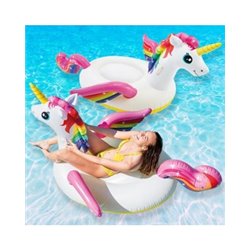 UNICORNICO FLOTADOR PISCINA 201x140x97cm.