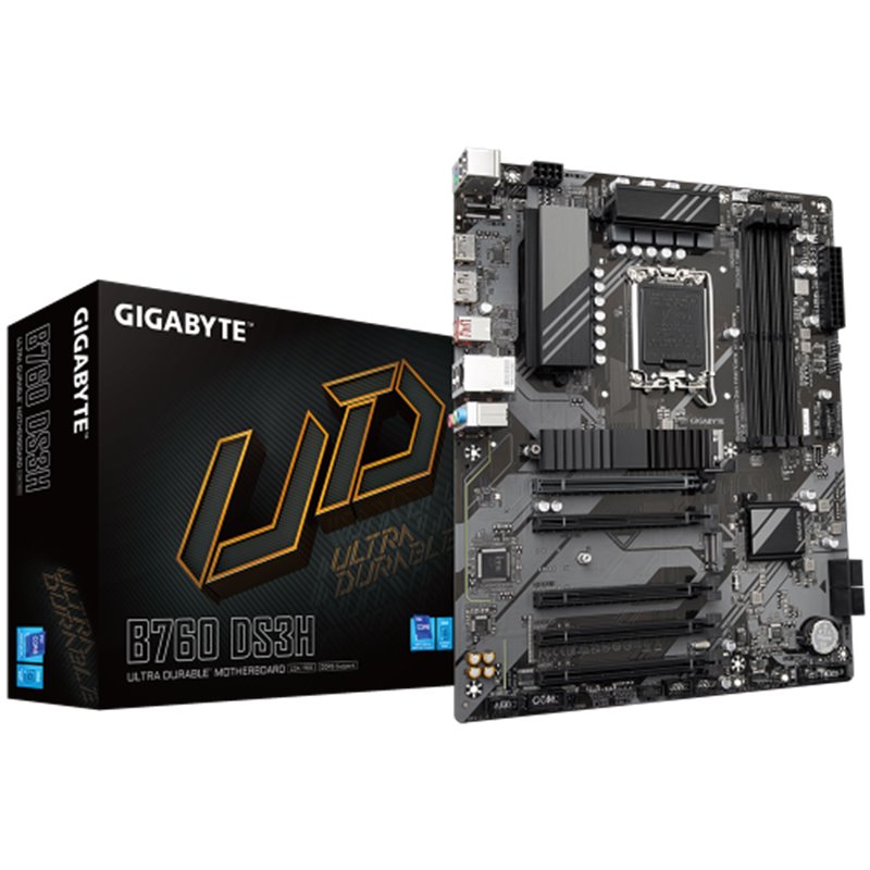 Gigabyte B760 DS3H placa base Intel B760 Express LGA 1700 ATX