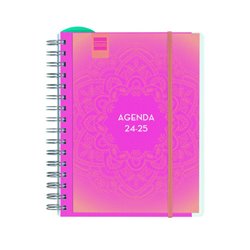 AGENDA DOCENTE 2024-2025 4º-155X212 SEMANA VISTA HORIZONTAL MAGISTRAL PERSONALIZABLE MANDALA FINOCAM 533380125