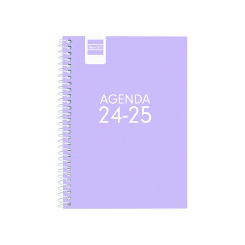 AGENDA ESCOLAR 2024-2025 8º 120X164 SEMANA VISTA HORIZONTAL COOL LILA FINOCAM 645000825