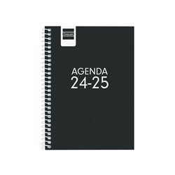 AGENDA ESCOLAR 2024-2025 8º 120X164 SEMANA VISTA HORIZONTAL COOL NEGRO FINOCAM 645000325