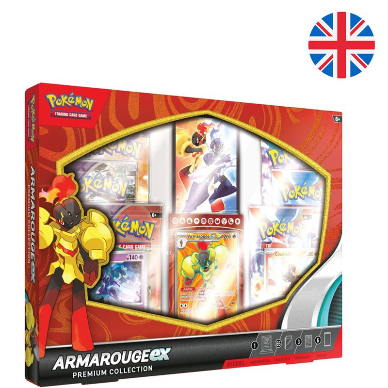 Blister juego cartas coleccionable Armarouge Pokemon ingles