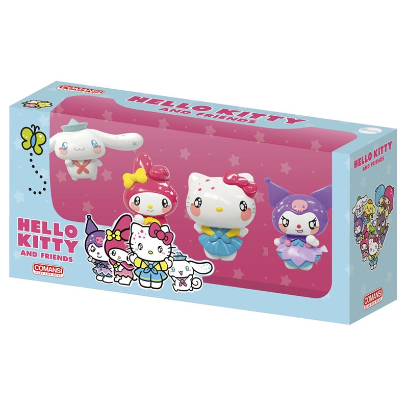 Blister 4 figuras Hello Kitty