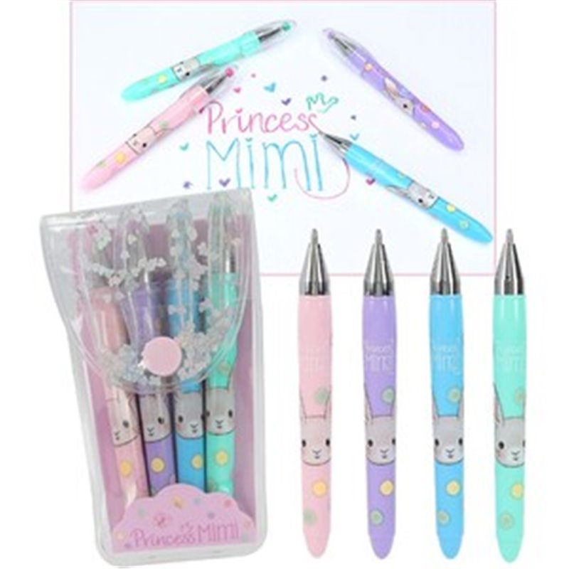 SET BOLIGRAFOS DE GEL PRINCESS MIMI