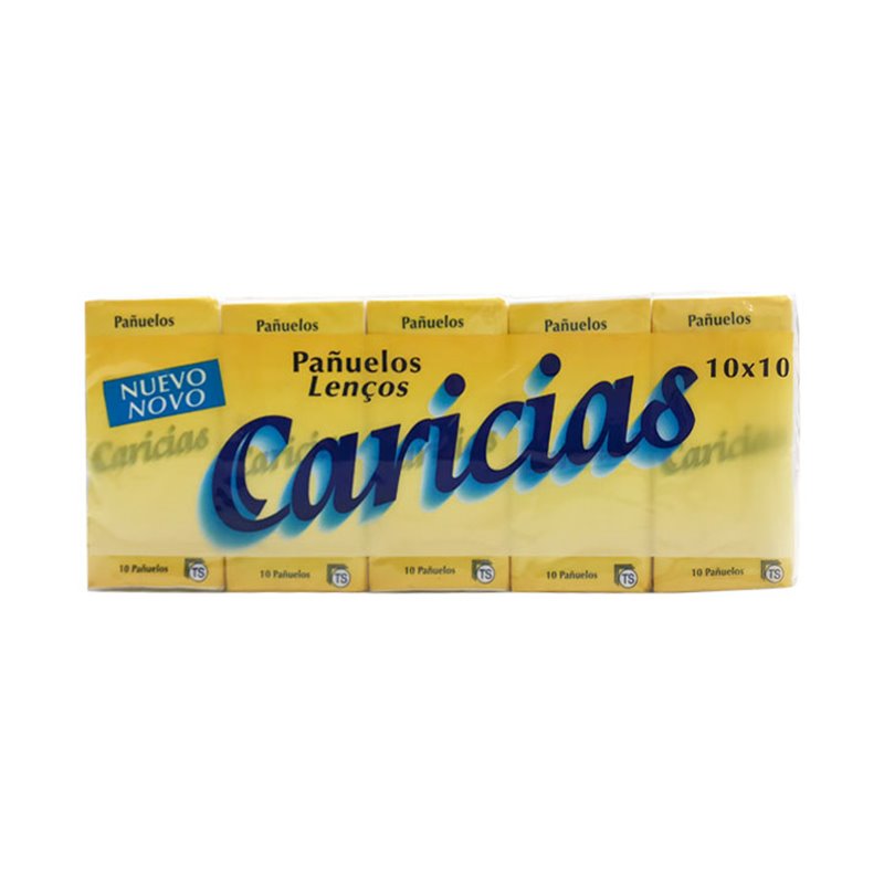 PAÑUELOS CARICIAS x 10