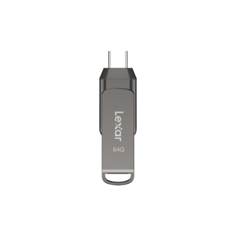 Lexar JumpDrive LJDD400064G-BNQNG unidad flash USB 64 GB USB Tipo C 3.2 Gen 1 (3.1 Gen 1) Gris