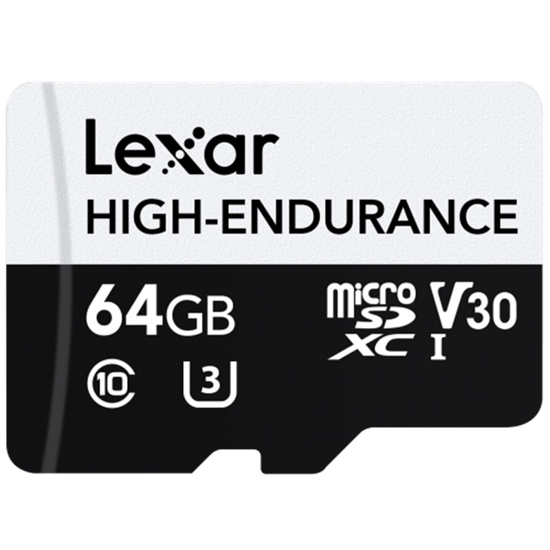 Lexar High-Endurance 64 GB MicroSDXC UHS-I Clase 10