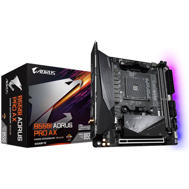 Gigabyte B550I AORUS PRO AX Zócalo AM4 mini ITX AMD B550