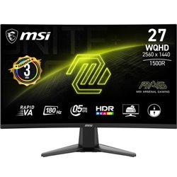 MSI MAG 27CQ6F pantalla para PC 68,6 cm (27") 2560 x 1440 Pixeles Quad HD LCD Negro