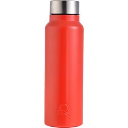 BOTELLA DE AGUA 750ML ACERO INOXIDABLE ROJO MATE CASA BENETTON