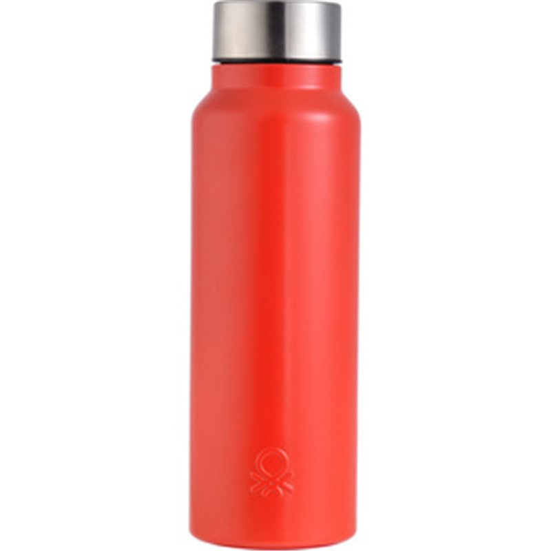 BOTELLA DE AGUA 750ML ACERO INOXIDABLE ROJO MATE CASA BENETTON