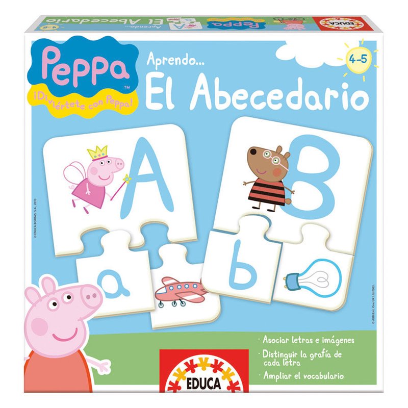 Juego Aprendo el Abecedario Peppa Pig