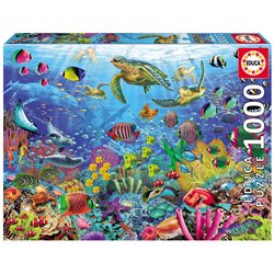 Puzzle Tortugas en el paraiso 1000pzs