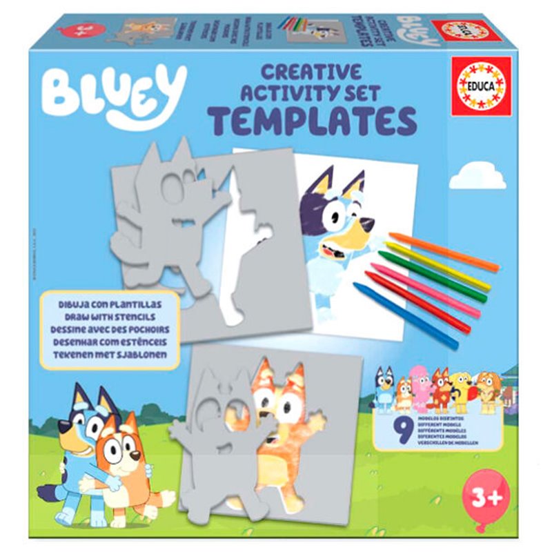 Creative Activity Set Templates Bluey