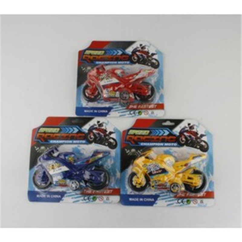 MOTO CARRERAS FRICCION EN BLISTER