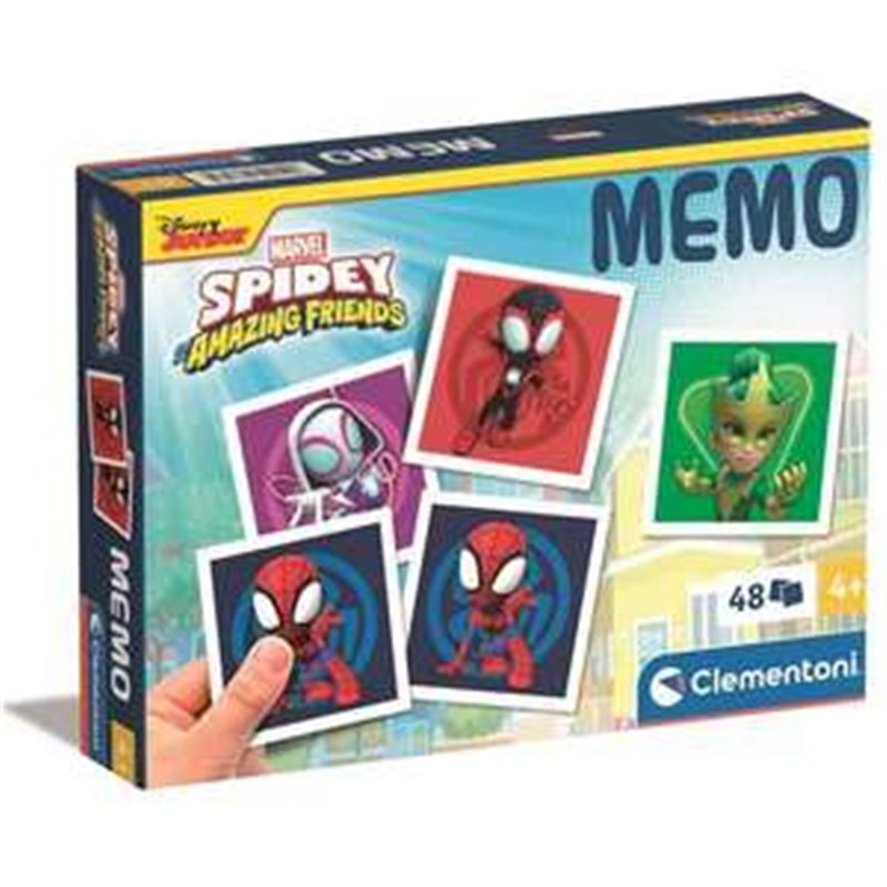 JUEGO MEMO SPIDEY AND HIS AMAZING FRIENDS 48 CARTAS.