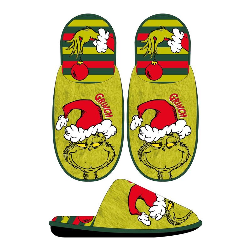 Pantuflas Grinch adulto