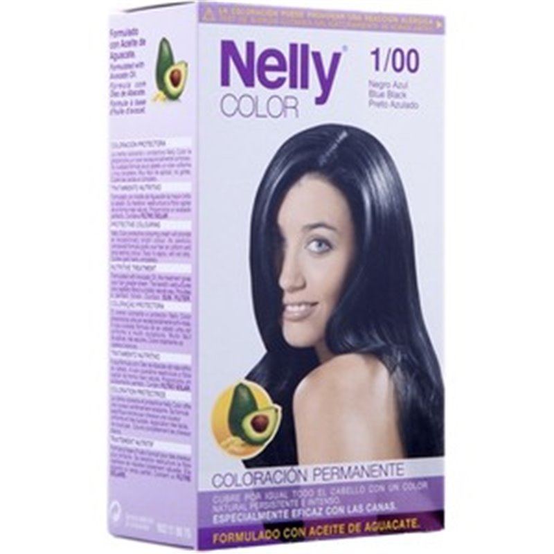 SET TINTE NELLY - 1/00 NEGRO AZUL