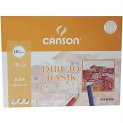 LAMINAS DIBUJO X 10H - A4+ CANSON