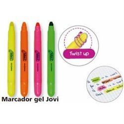 MARCADOR FLUORESCENTE GEL JOVI - AMARILLO NEON