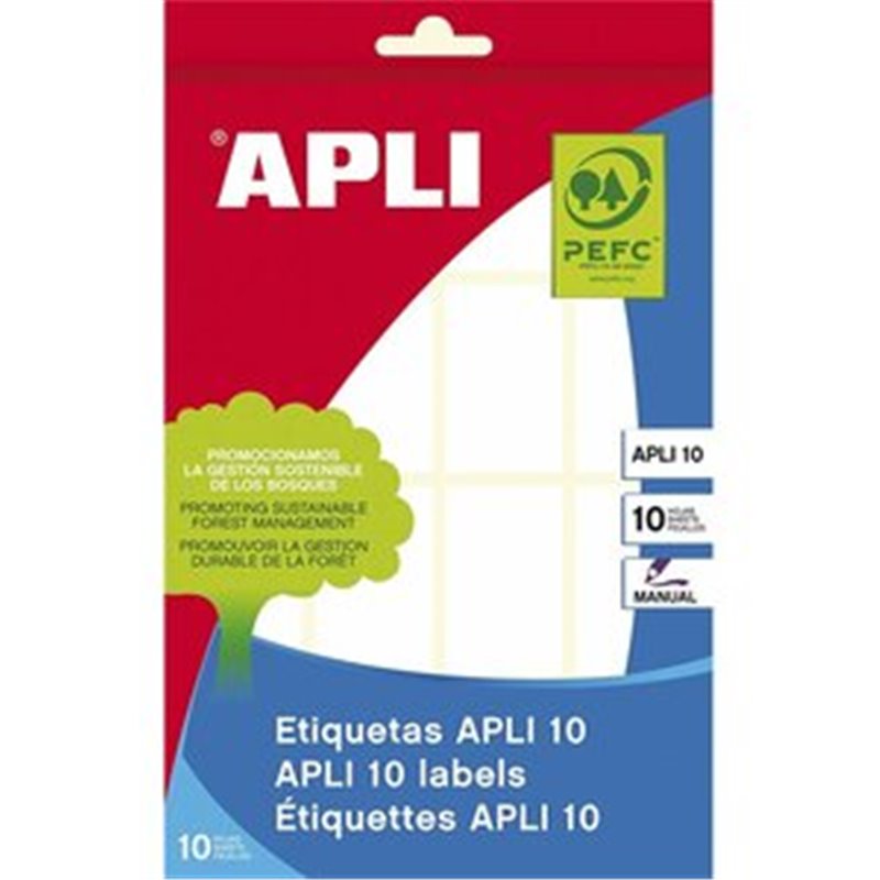 ETIQUETAS ADHESIVAS APLI - 2.2X3.2MM