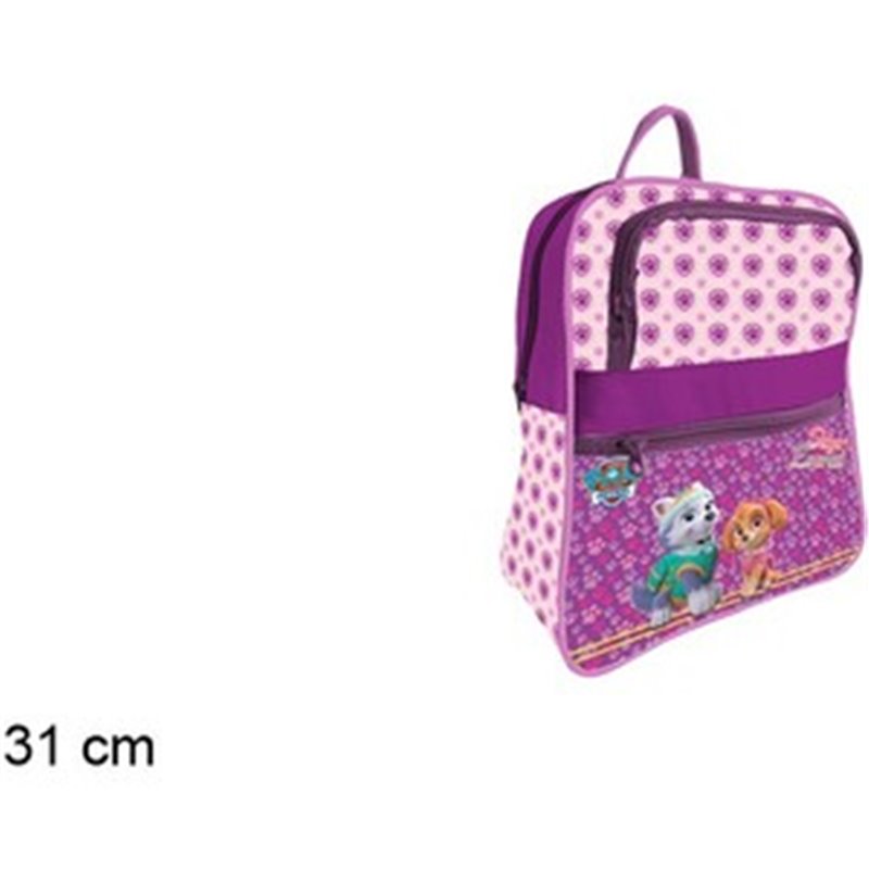 MOCHILA PAW PATROL 31CM 2 CREMALLERA