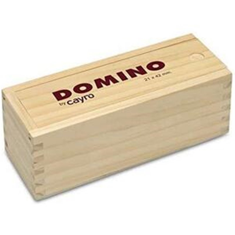 DOMINO CAJA MADERA 21X42 MM.