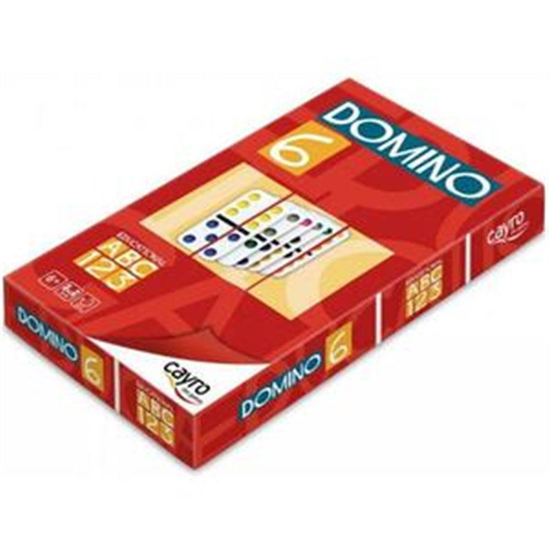 DOMINO 6 COLORES 28 PZAS.