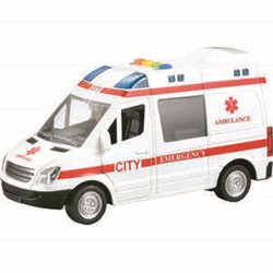 AMBULANCIA 1:16 LUZ Y SONIDO