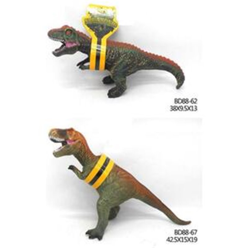 DINOSAURIO GOMA T-REX 40 CM. SONIDO