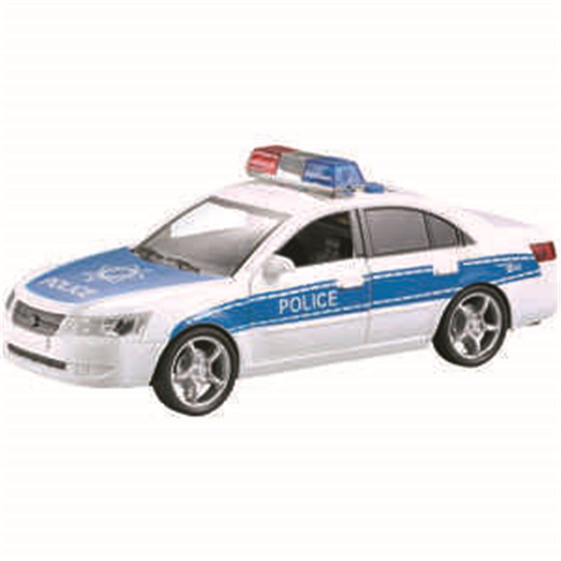 COCHE POLICIA 1:16 LUZ Y SONIDO