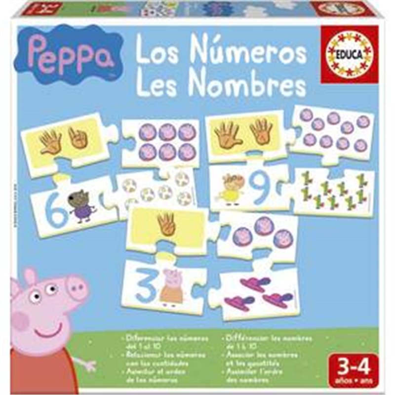 LOS NUMEROS PEPPA PIG