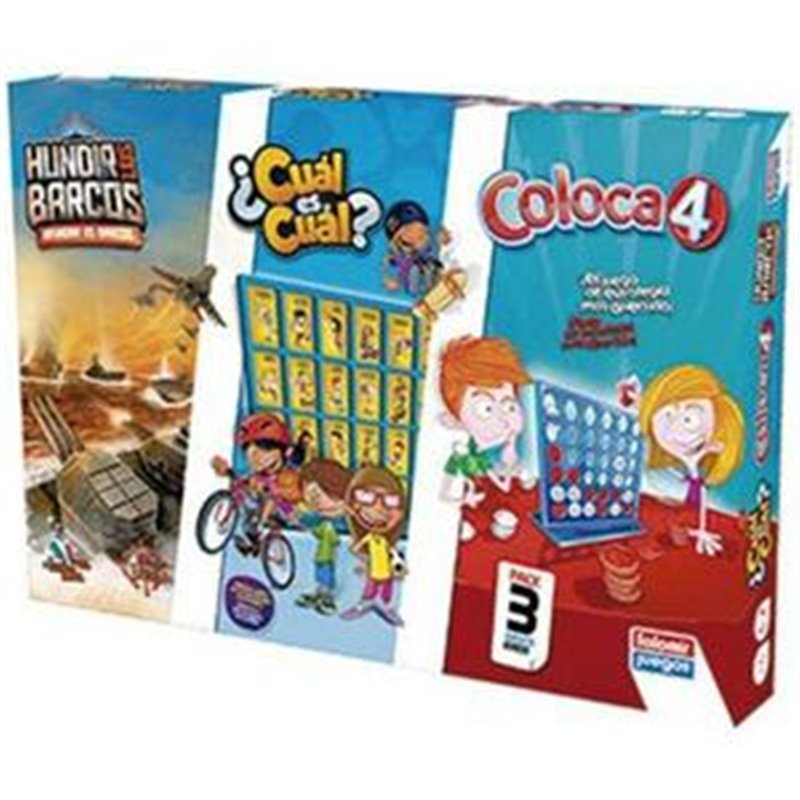 JUEGO COLOCA 4+CUAL ES CUAL+HUNDIR