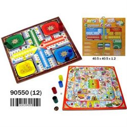 PARCHIS-OCA 4 JUGADORES C/ACCESORIO